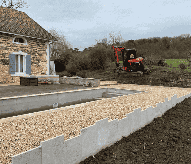 entrée de maison, allée à mont de marsan