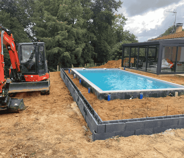 construction de piscine à dax