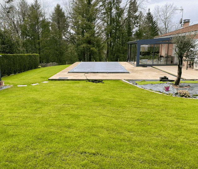 jardin aménagé par joxa tp dans les landes